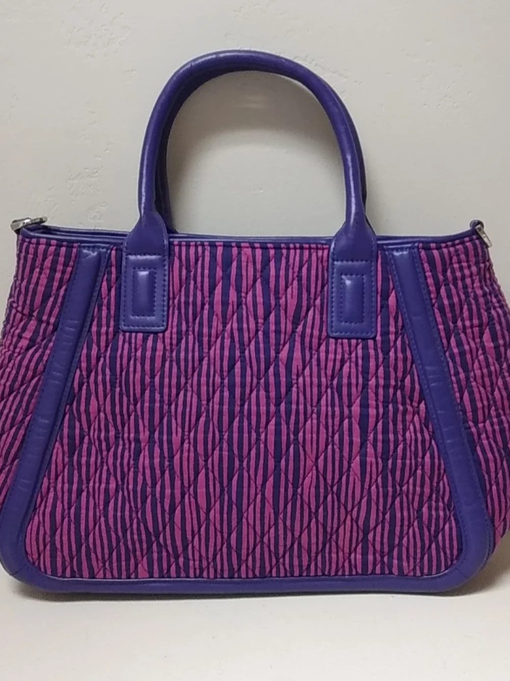 Vera Bradley Pink and Purple Quilted Bag